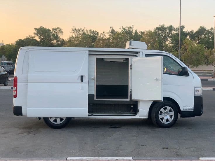 Featured image for Book Chiller Van for Rent for Food & Pharma Transport - Dubai Chiller Transport blog article about Refrigerated van rental Dubai